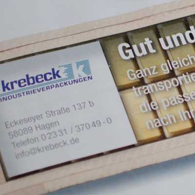 Advertisements for Krebeck Industrieverpackungen